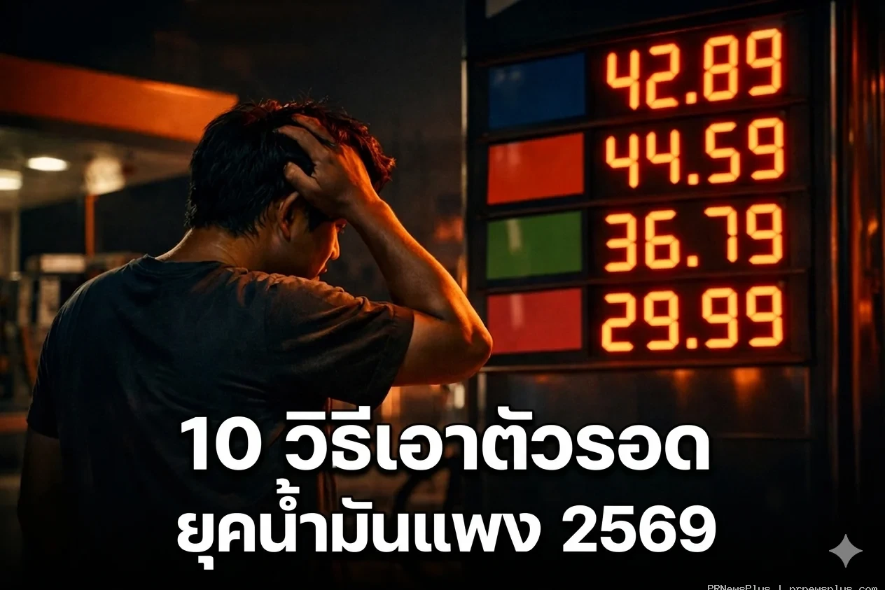 10 วิธีเอาตัวรอดยุคน้ำมันแพง 2569 ลดค่าใช้จ่ายได้จริงหลักพัน
