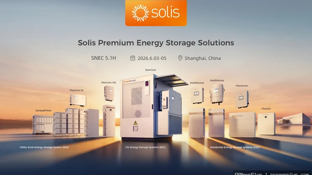 Solis เปิดเกม “Energy Intelligence” โชว์โซลูชัน Storage ครบทุกระดับในงาน SNEC 2026