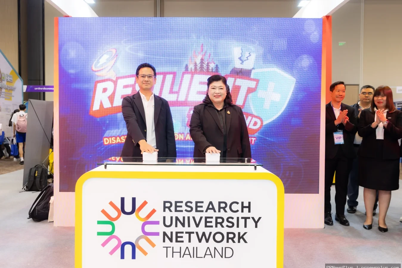 RUN เปิดนิทรรศการ “ตั้งมั่นประเทศไทย” ชวนเรียนรู้ 23 นวัตกรรมรับมือภัยพิบัติแห่งอนาคต เปลี่ยนงานวิจัยสู่เครื่องมือสร้างความปลอดภัยให้ประชาชน